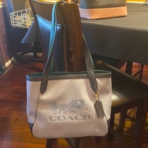 Blue coach bag